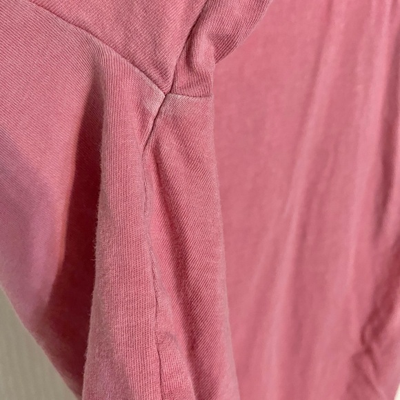PINK Victoria secret Cropped raw hem T-Shirt in Dusty Rose size S - Picture 10 of 14